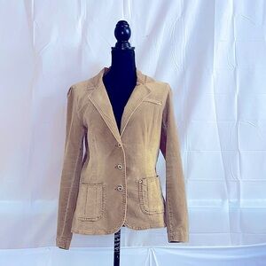 Jeanstar Blazer 3 Button Closure 3 Front Pockets Size M